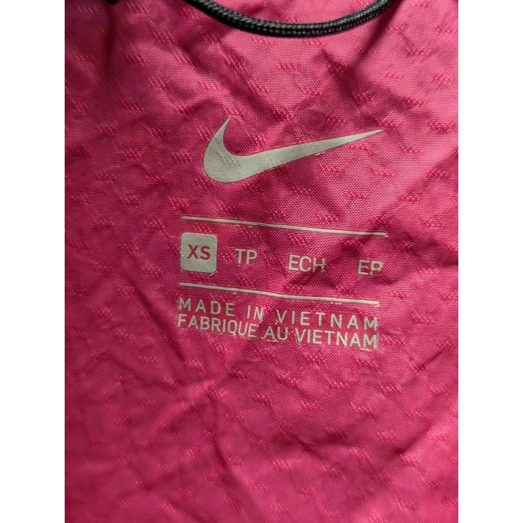 Nike Running 1/2 zip Pink CU3254-607 Extra Small XS Front Pouch Carry All Light