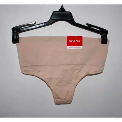 SPANX EcoCare Seamless Shaping Thong in Nude Size: MEDIUM #SS0815 NWT