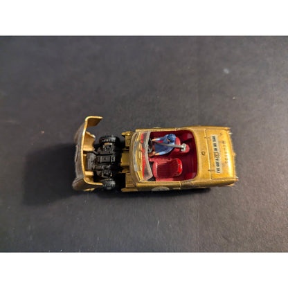Vintage Dinky Toys Triumph Spitfire Gold Diecast Model Car Made in England