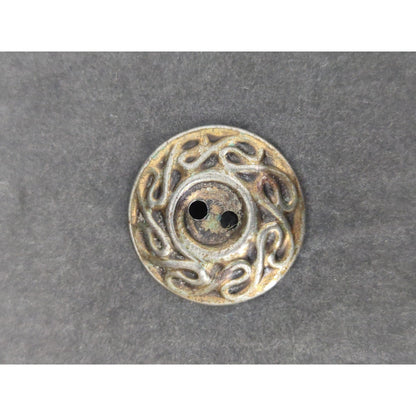 LOT K of 10 Antique Vintage Victorian Brass Mixed Materials Buttons ESTATE FIND