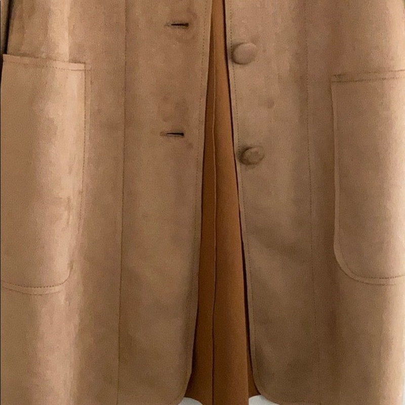 Philosophy Republic Clothing Faux Leather Jacket Size Medium in Cedar NWT