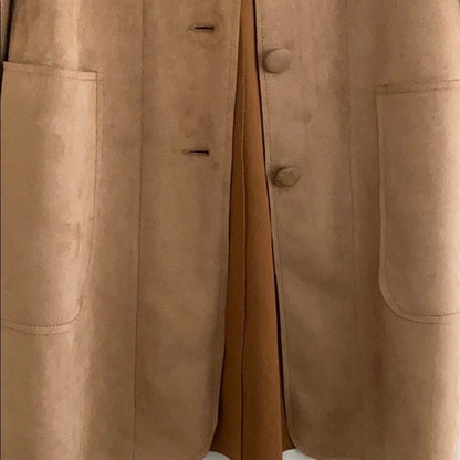 Philosophy Republic Clothing Faux Leather Jacket Size Medium in Cedar NWT