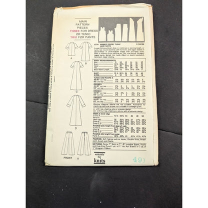 Vintage Pattern Sewing Crafts Hobby Vogue 6734 Size 12