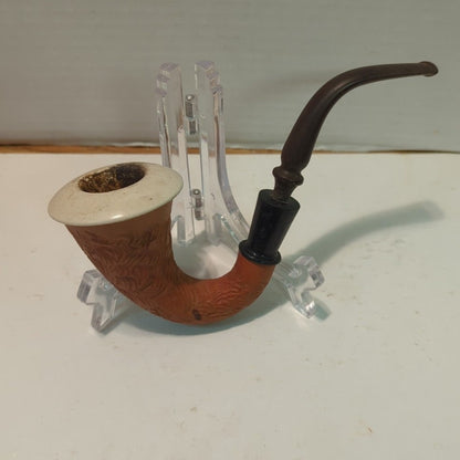 CALABASH pipe block Meershaum Bowl Carved Gourd Body  2 1/4" Top