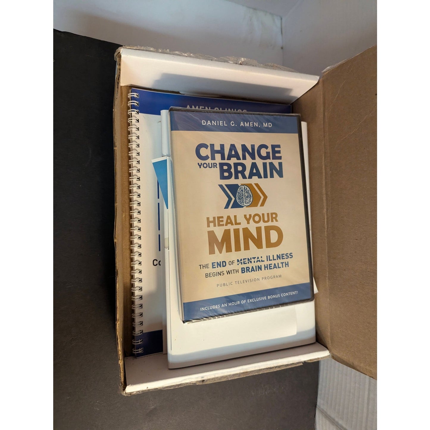 Dr Daniel Amen Change Your Brain Heal Your Mind Book & DVD Set Collection