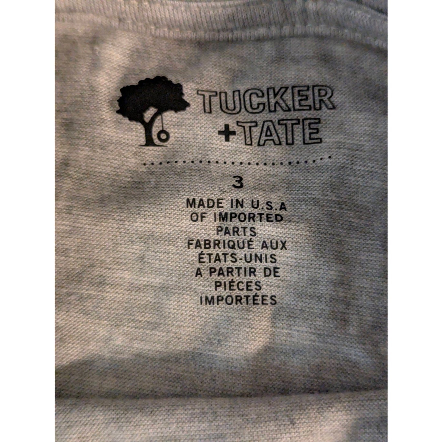 Streetwear Tucker + Tate Boys or Girls Gray Vote Graphic T-Shirt NWT 3