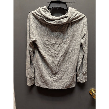 Gibson Gray Cowl Neck Long Sleeve Top Size XS NWT