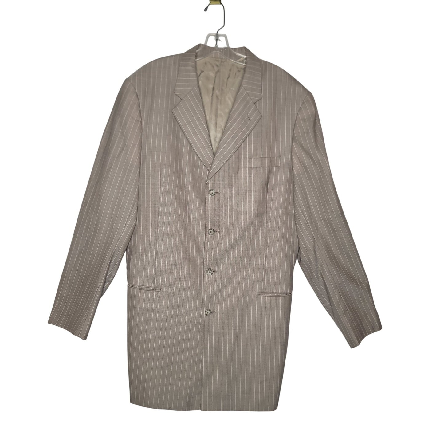 Dwyane Wade Draft Era Bespoke Custom Elevee Tailor Early 2000s Pinstripe Blazer