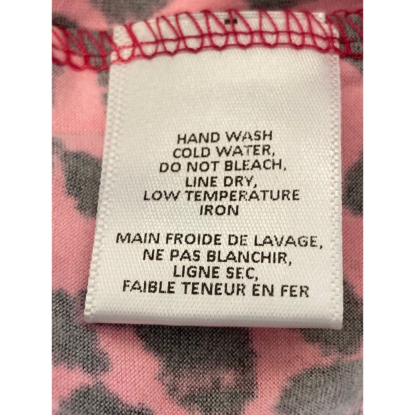 Fraiche by J Sleeveless High Collar Animal Print Mini Dress Sz Medium Pink NWT