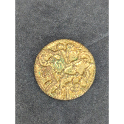 LOT CC of 10 Antique Vintage Victorian Brass Mixed Materials Buttons ESTATE FIND