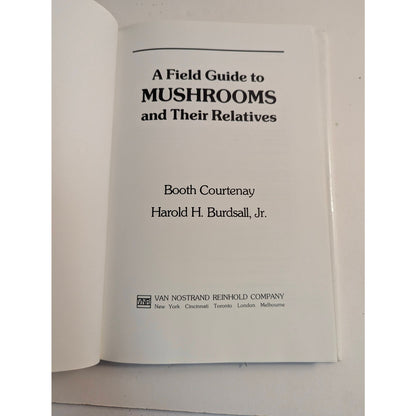 Vintage A Field Guide to Mushrooms and Their Relatives Booth Courtenay 1982