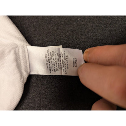 Nordstrom Rack White button up cotton weave Dress Shirt Slim Fit 16" 34/35