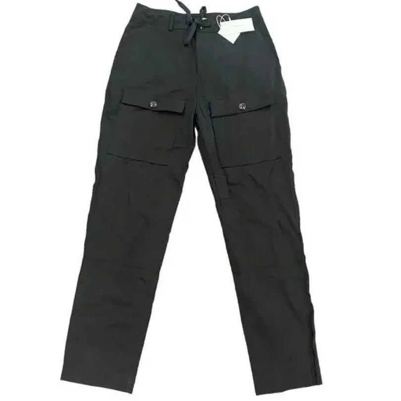 NWT Samsoe Sukari Trousers Cargo Utility Pants 11531 Sz Medium in Black