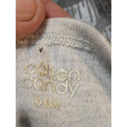 Cotton Candy Baby Camo Print Footed Sleeper 0-3 Months
