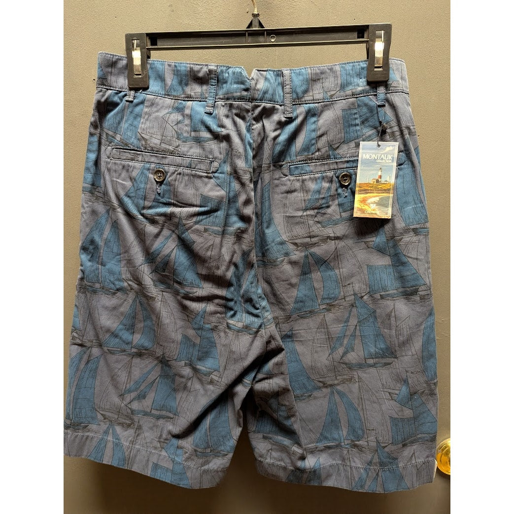 Cremieux Madison Men's Montauk Collection Sailboat Printed Shorts NWT Size 30