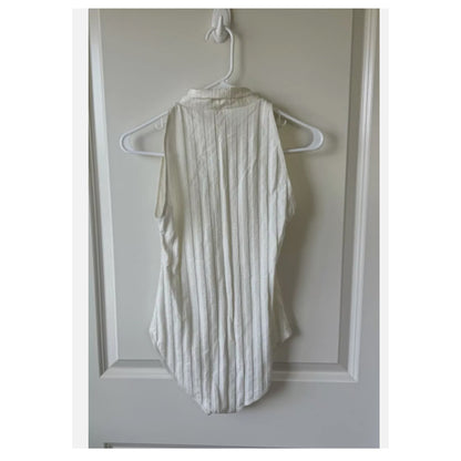 Reformation Isabel Turtleneck Sleeveless Bodysuit Extra Small XS New White NEW