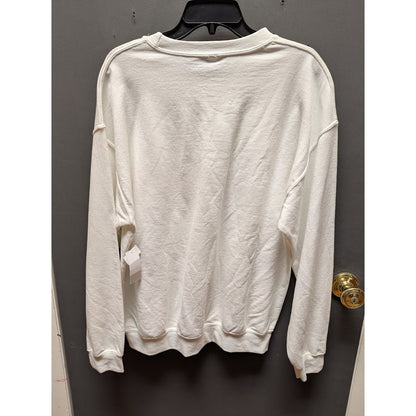 BP. Size Large white sweatshirt VOTE graphic top shirt Neon letters whtie