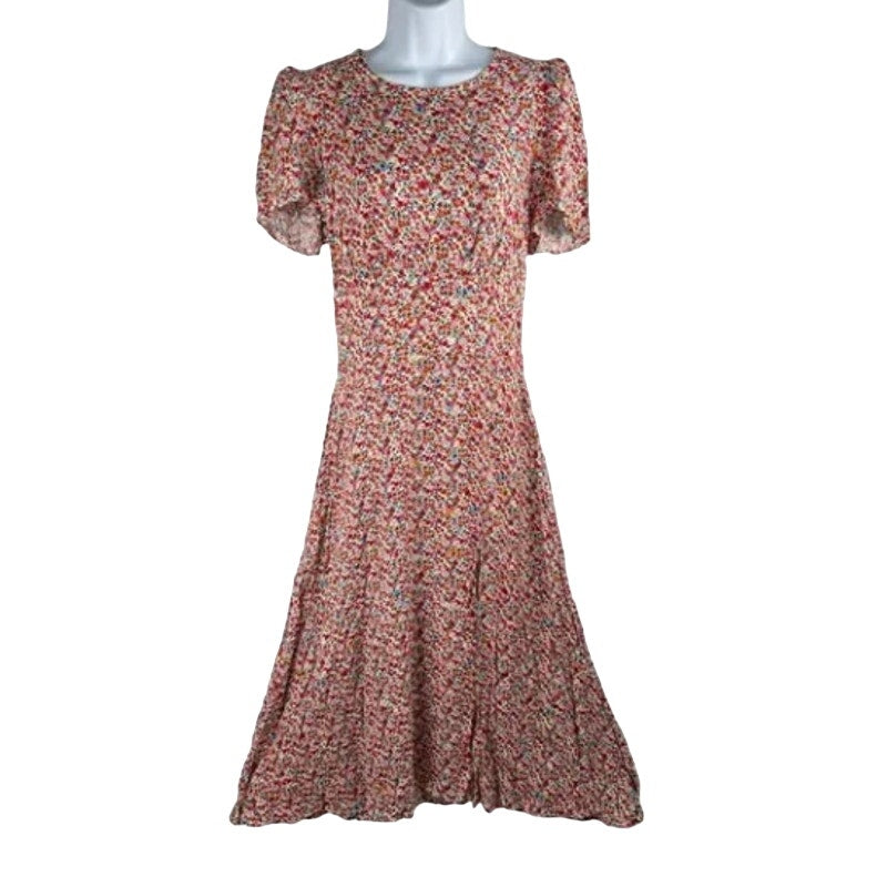 AFRM X NORDSTROM Jamie Print Floral Red Ditsy Dress size Extra Large XL MIDI new