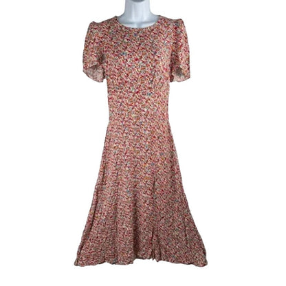 AFRM X NORDSTROM Jamie Print Floral Red Ditsy Dress size Extra Large XL MIDI new