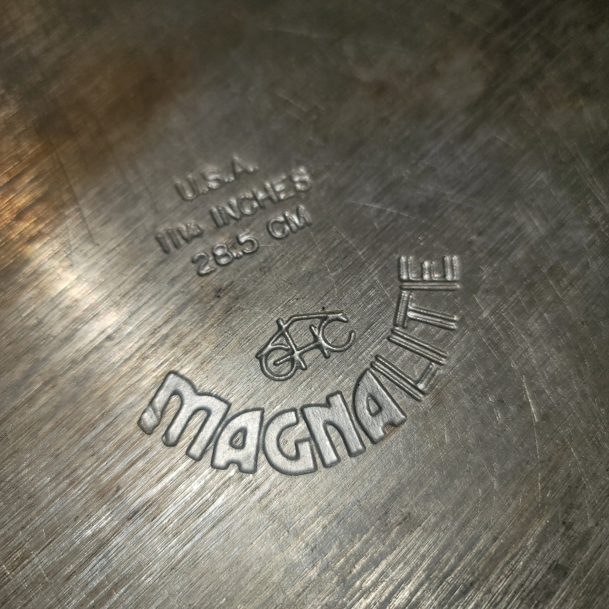 VINTAGE Magnalite Cast Aluminum Skillet with Lid 28.5 cm USA Retro Cookware