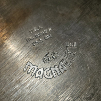 VINTAGE Magnalite Cast Aluminum Skillet with Lid 28.5 cm USA Retro Cookware