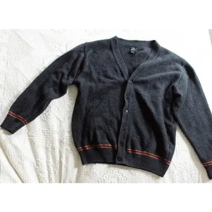 Lochaven of Scotland Medium Grey Wool Harry Potter Gryffindor Cardigan