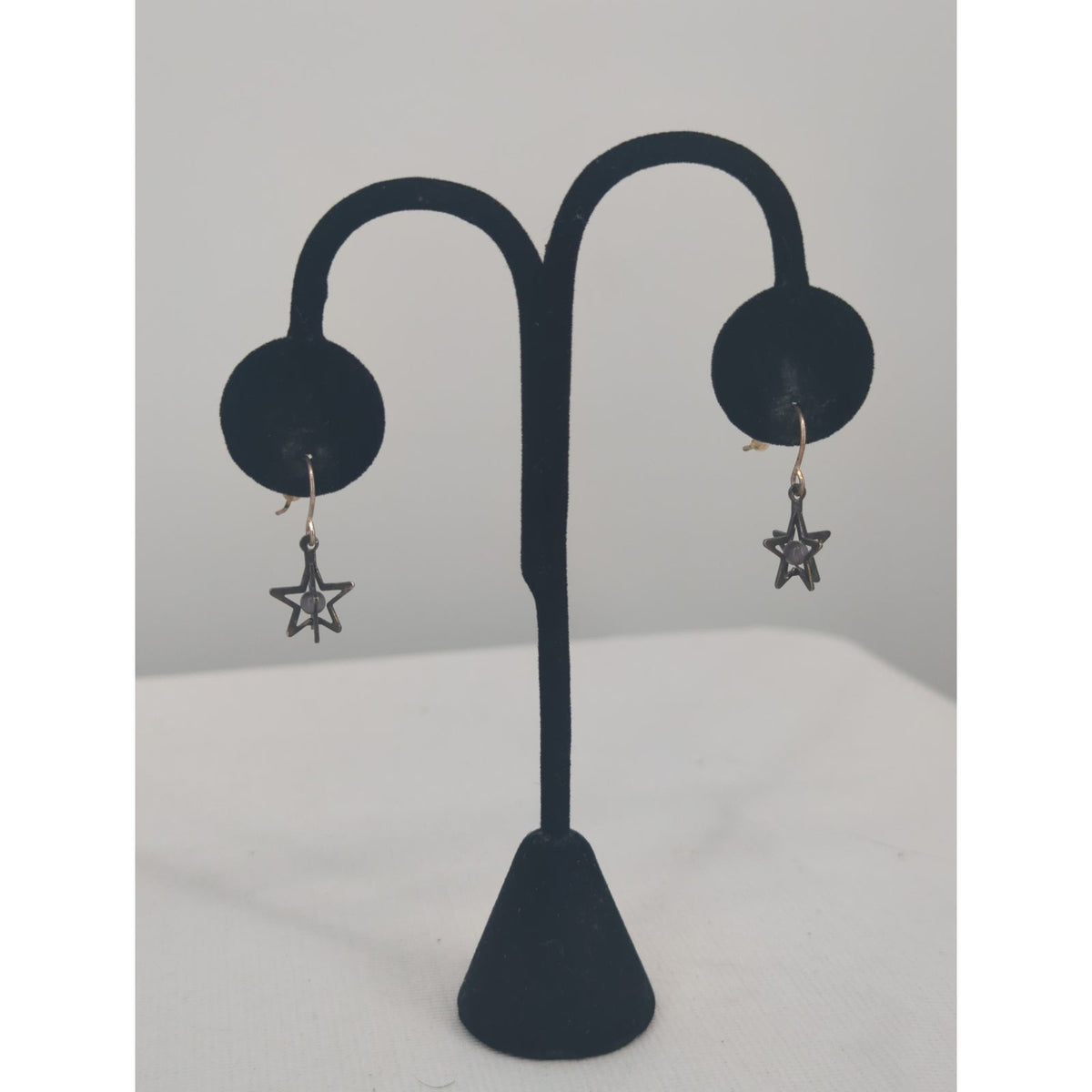 Vintage Y2K Celestial Star Fishhook Earrings Indie Sleaze Grunge Gothic Jewelry