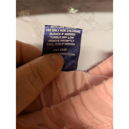 Bottoms Out Gal Size Medium Cotton Pajama Bottoms Drawstring waist Pink