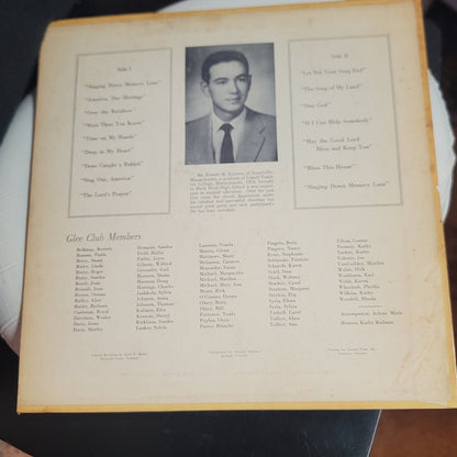 Singing Down Memory Lane Album black river High School Glee Club 1959 Record