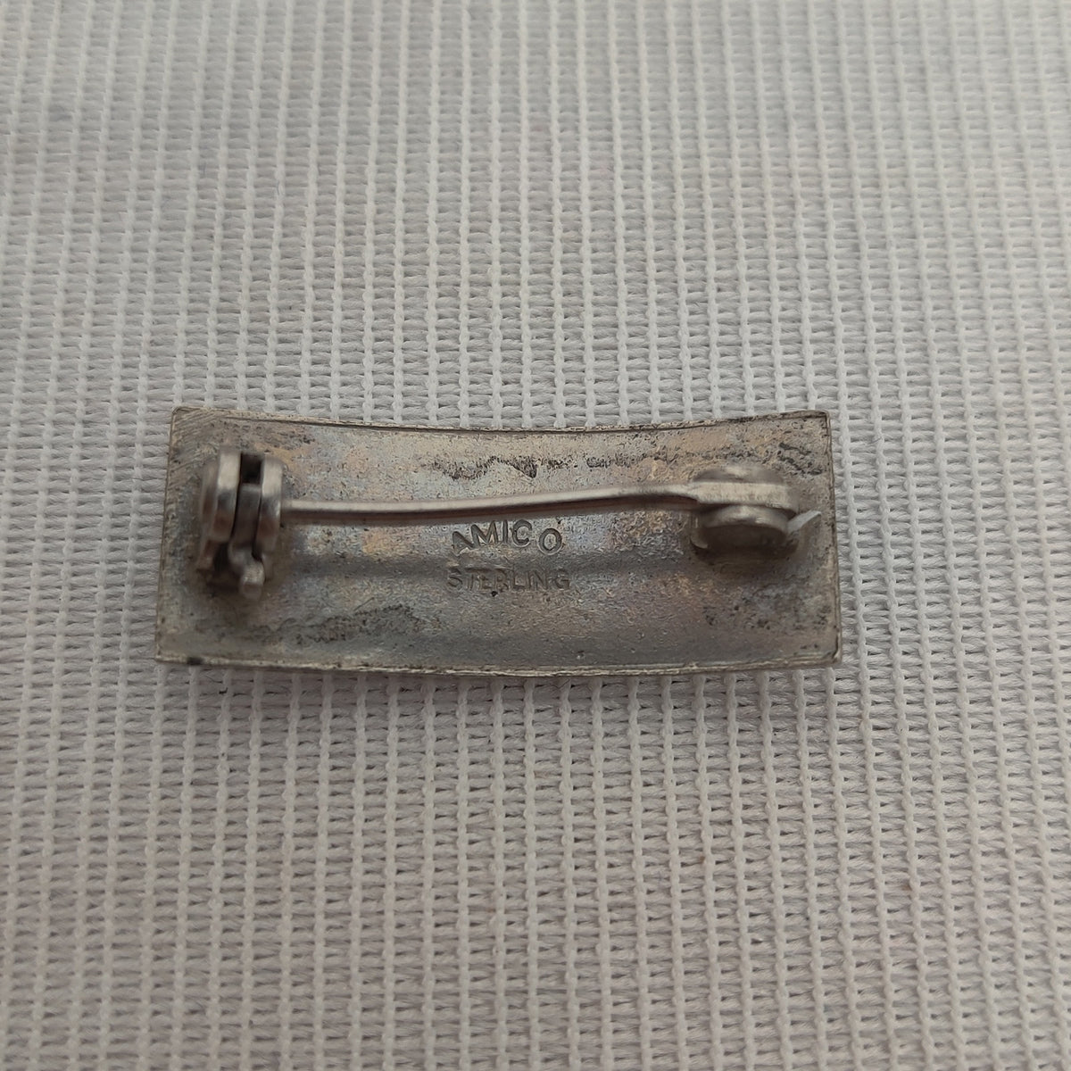 Amico Vintage Sterling Silver Army First Lieutenant Junior Grade Navy Pin Bar