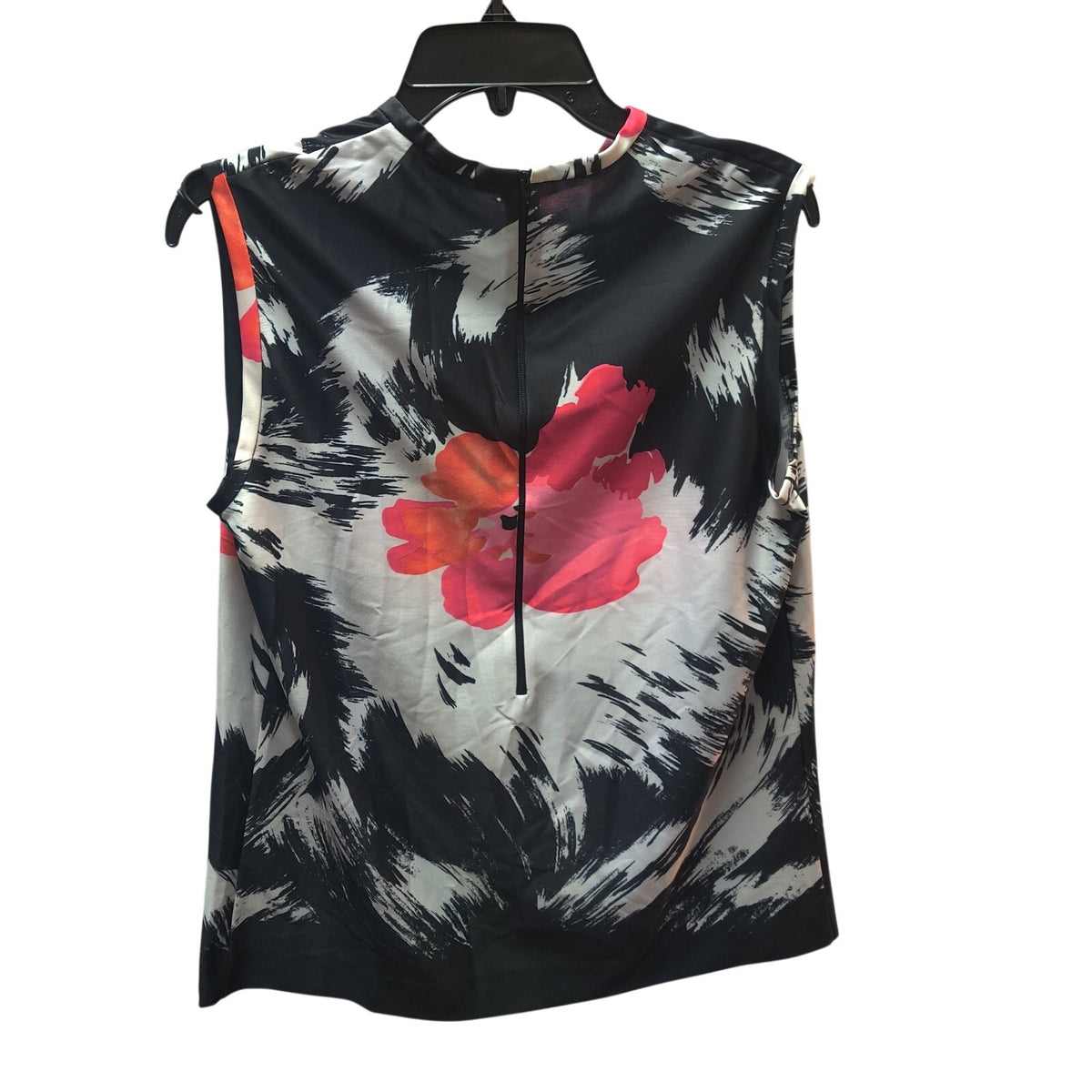 Donovan Galvani Vintage Abstract Floral 2 Pc Set Large Jacket Sleeveless Top