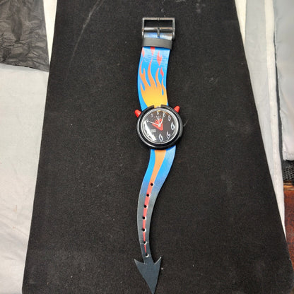 Swatch Vintage UNWORN midi pop "hot stuff" PMB103 Fall/Winter Devil