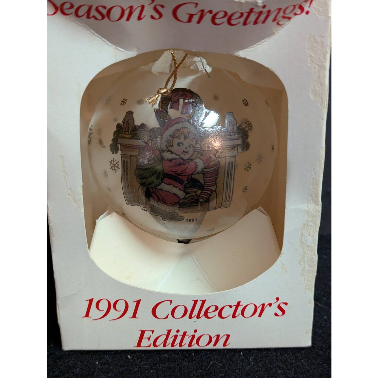 Vintage 1991 Campbell's Kids Collector's Edition Christmas Ornament
