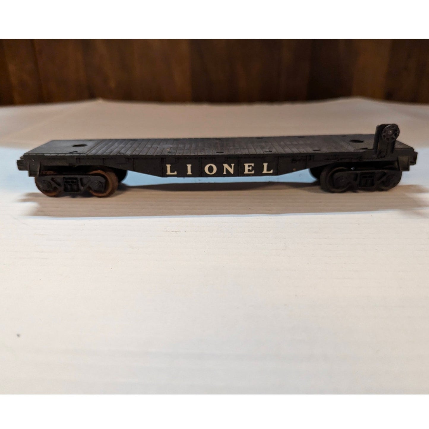 Lionel Vintage O Gauge Black Flatcar Model Train Car