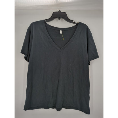 BP. Charcoal Grey V-Neck Short Sleeve Tee Shirt Size XL