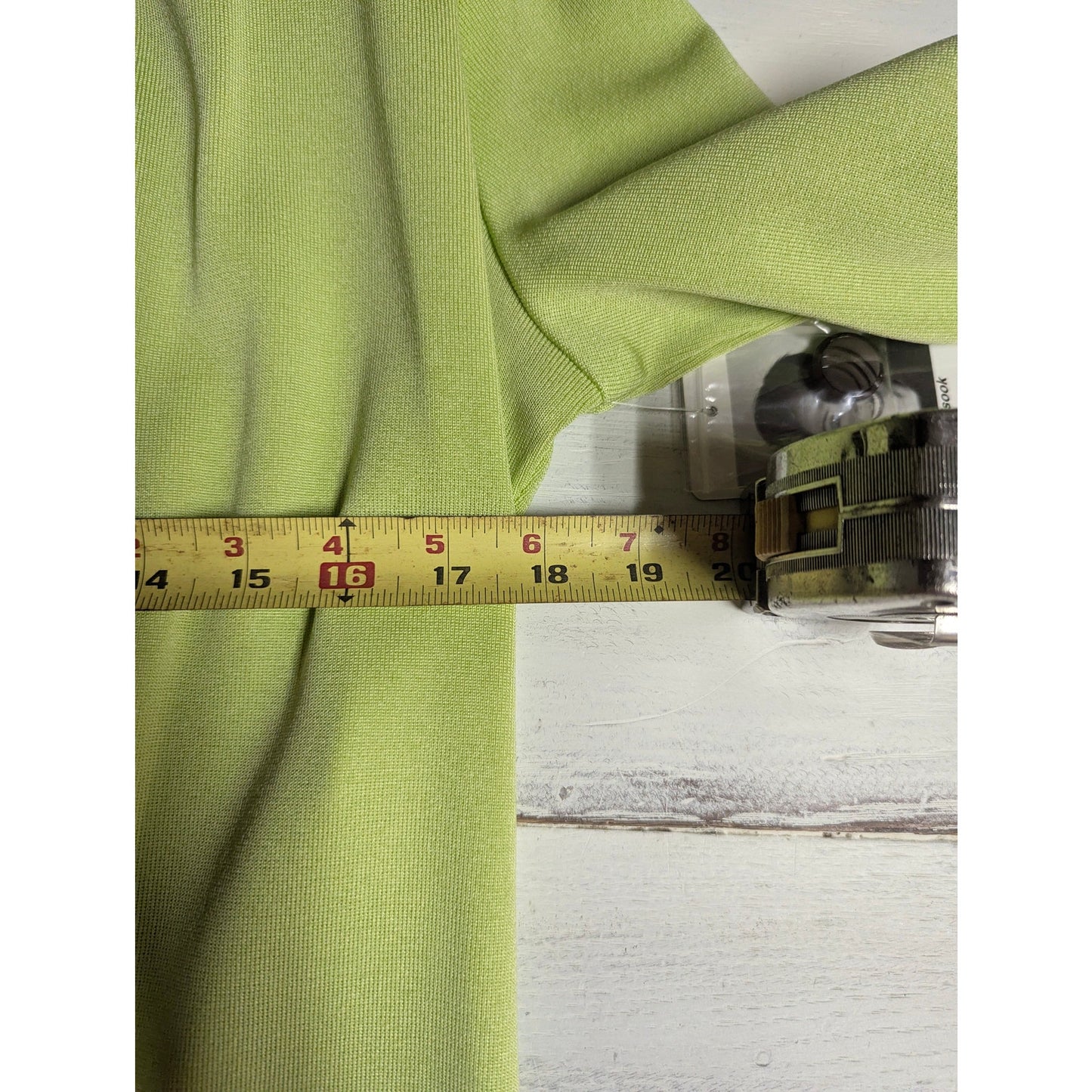 Exclusively Misook Lime Green Contrast Knit Cardigan Jacket NWT Luxury Workwear