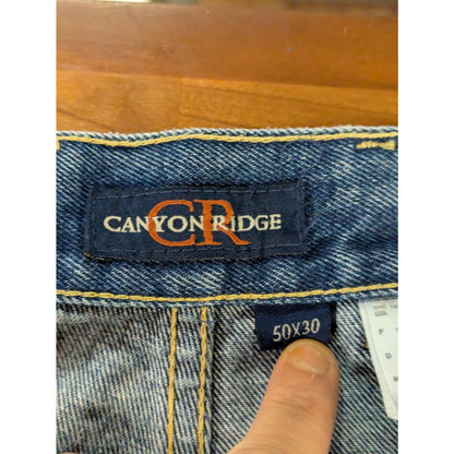 Canyon Ridge Blue Denim Jeans Men Size 50x30 Big & Tall