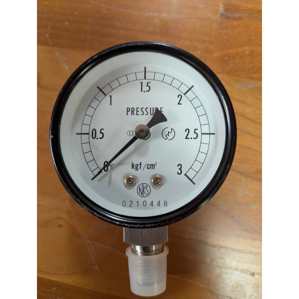 NKS pressure gauge 0-3 kgf/cm² 4" 0210448 New old stockAT-60