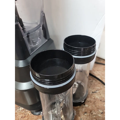 NINJA Professional 1500 Watts Machine, Pitcher, Lid, 2 bullet cups with lids