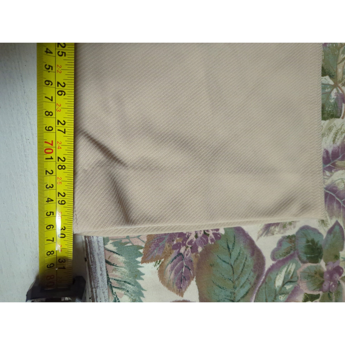 Kings Road Vintage Sears Mens Trouser Tan Stretch Khaki Pant 36" x 30" Polyester