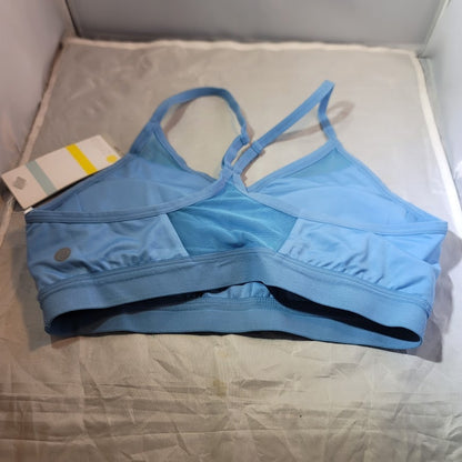 Zella baby blue sports bra size Small NEW