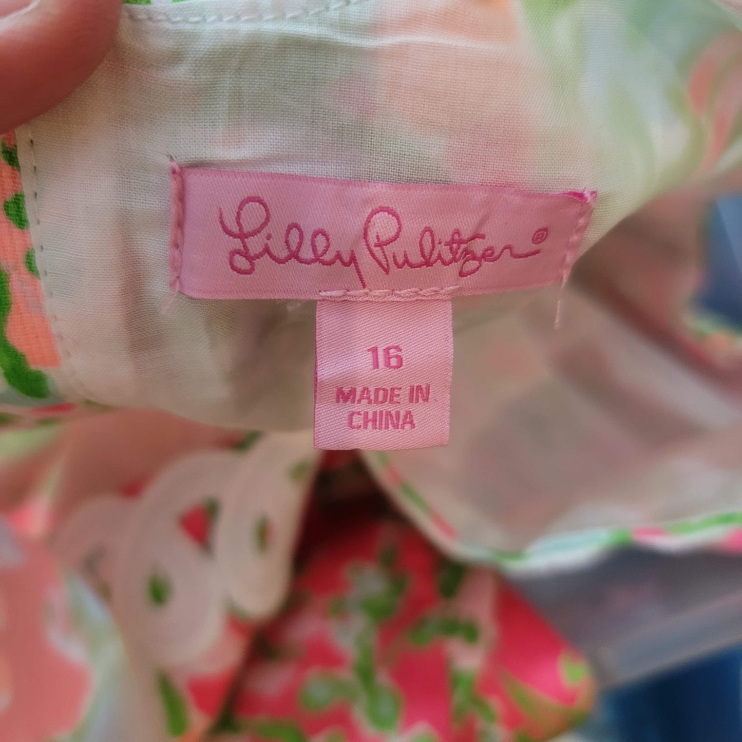 Lilly Pulitzer Sleeveless Cathy Shift Dress Size 16 Flamingo Pin Southern Charm