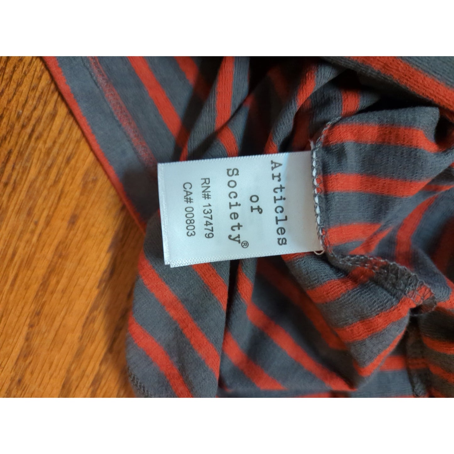 Articles of Society Striped Square Neck Tank Top Size Medium Casual