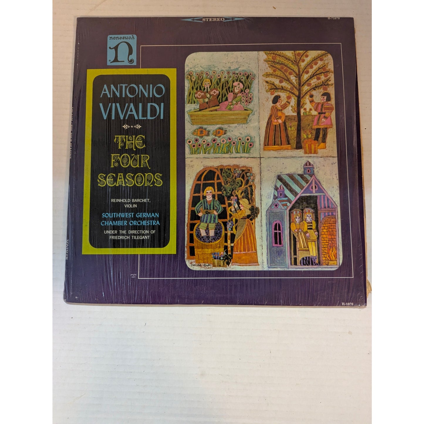 Vintage Vivaldi The Four Seasons Musical Heritage Society MHS 577 Vinyl LP