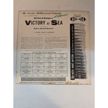 Vintage Victory at Sea & U.S. Armed Forces Symphony Stereo Fidelity Vinyl LP