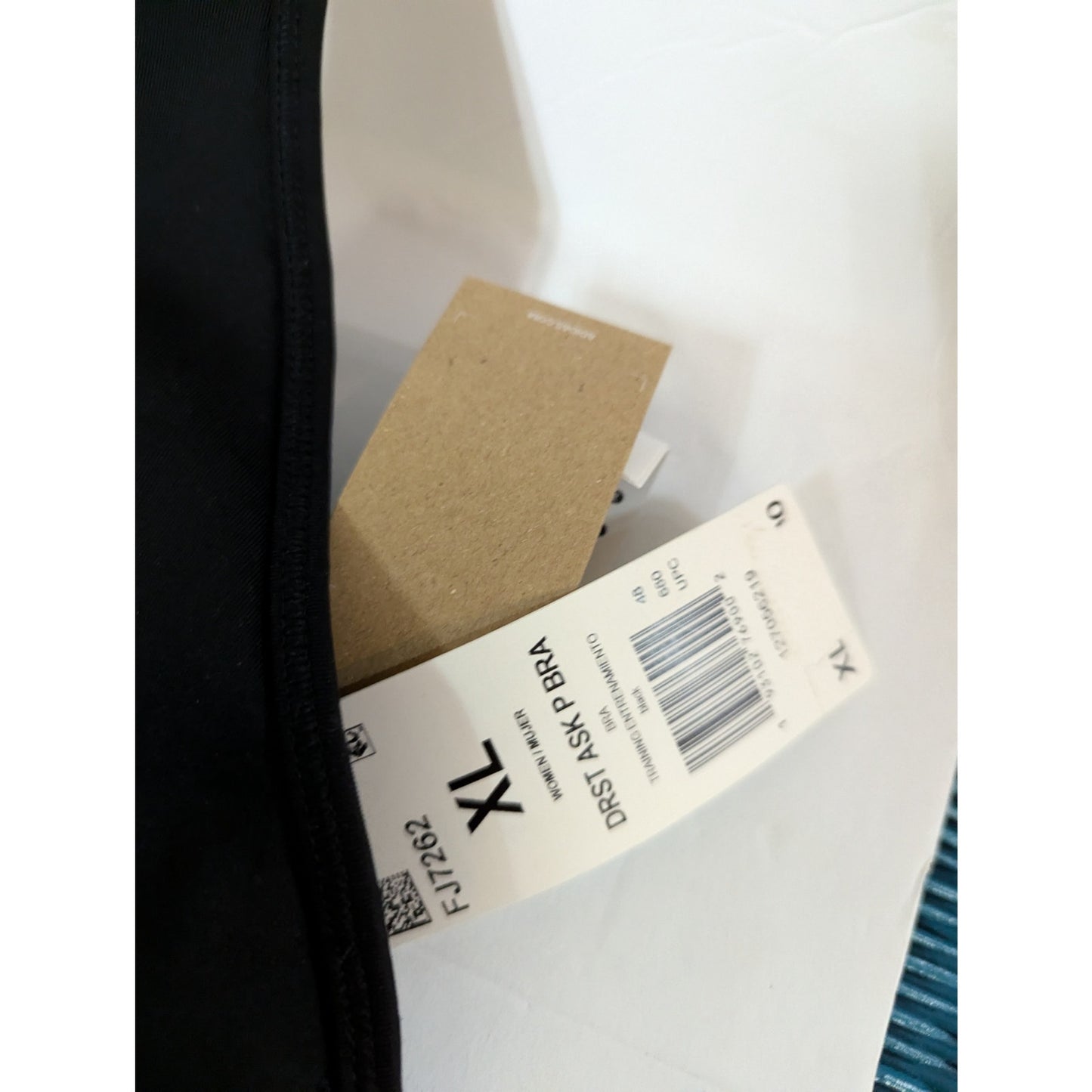 adidas Womens Don't Rest Alphaskin Padded Athletic sports Bra Black Size XL NEW