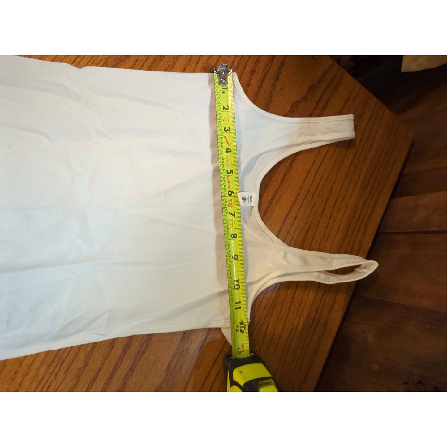 BP. White Scoop Neck Smooth Longline Tank Top Size Small NEW
