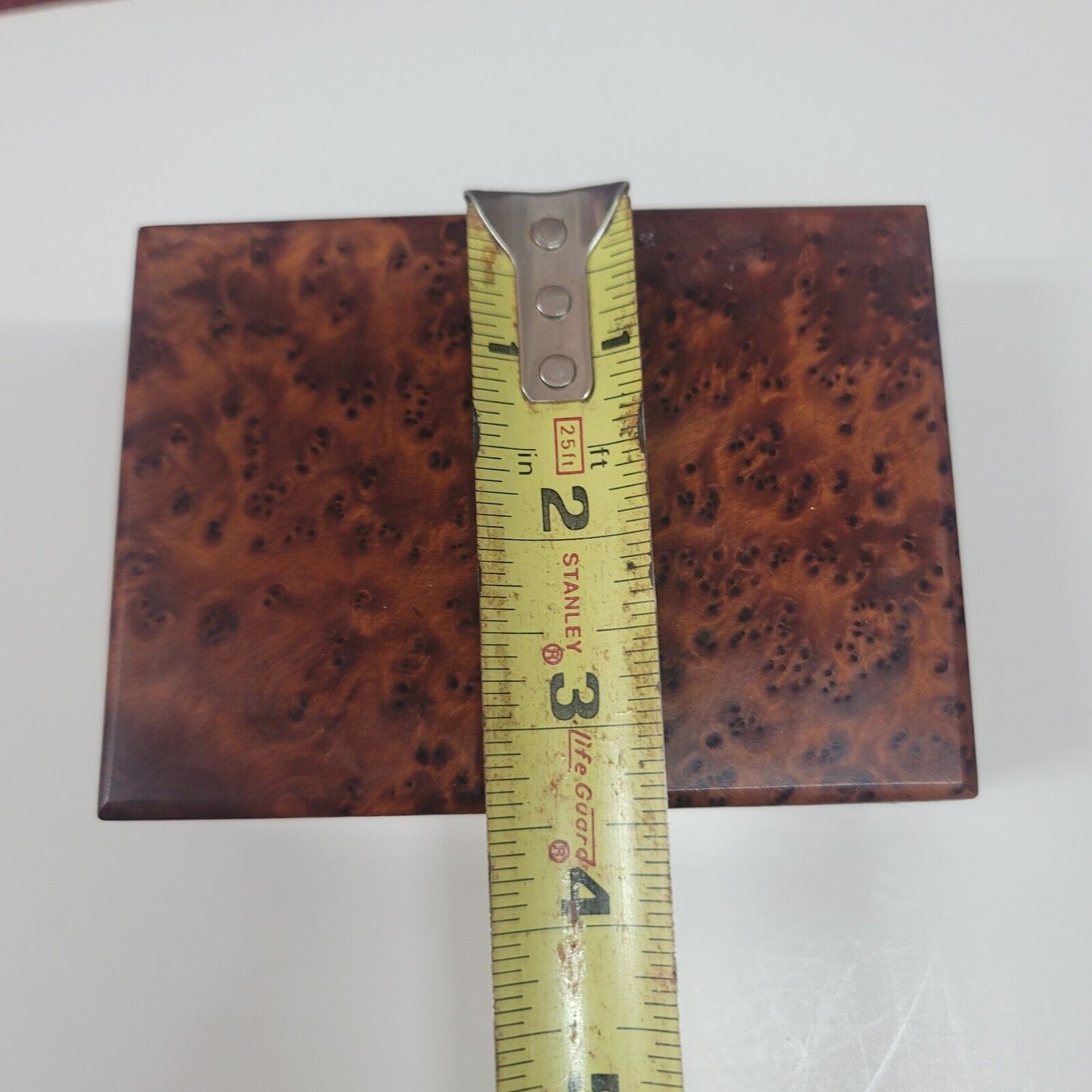 High-quality burl jewelry box Thuja wood jewelry box organizer MCM Trinket Stash