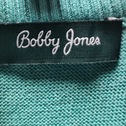 Bobby Jones Lot of 2 MEDIUM Premium Knit Golf Sweater Vests – Teal & Green (NWT)