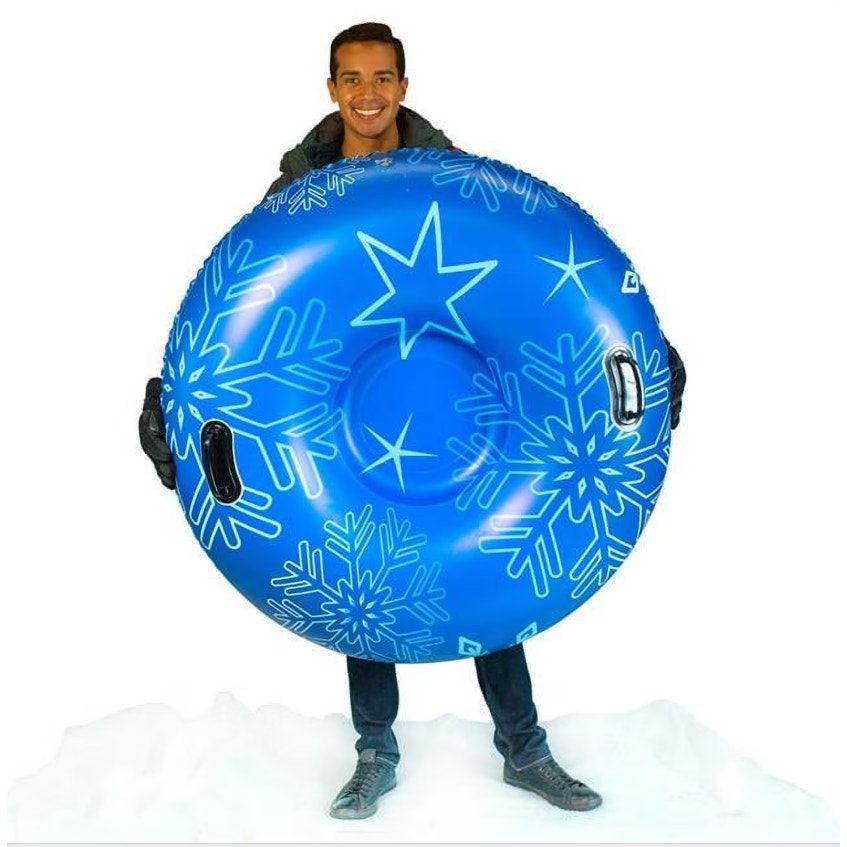NEW SnowCandy 48" Heavy Duty Pro Series Deluxe Snow Tube Blue PVC